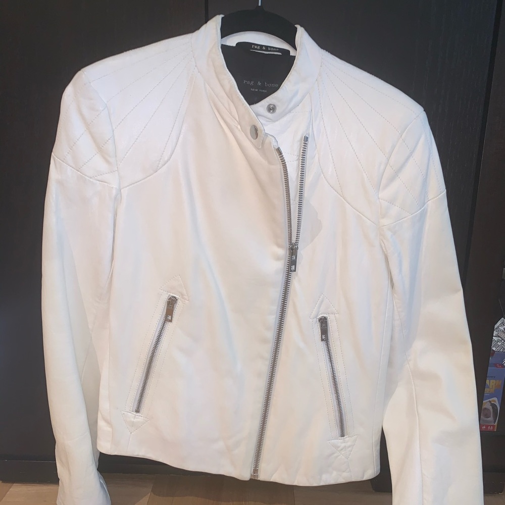 Rag and Bone Leather Moto Jacket